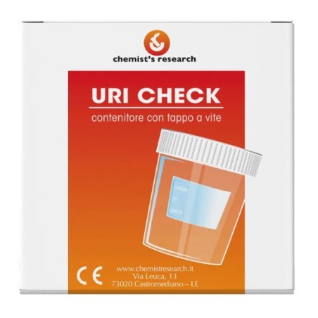 Chemist's Research Contenitore Urine Con Tappo A Vite Uri Check Da 100 Ml