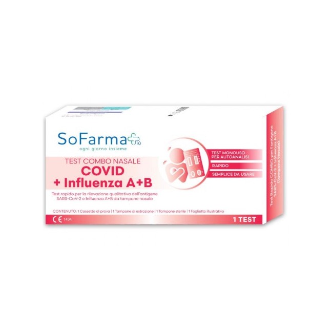 So. Farma. Morra Test Antigenico Rapido Covid-19 Sofarmapiu' Nasale Autodiagnostico Determinazione Qualitativa Antigeni Sars-cov