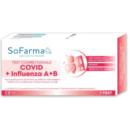 So. Farma. Morra Test Antigenico Rapido Covid-19 Sofarmapiu' Nasale Autodiagnostico Determinazione Qualitativa Antigeni Sars-cov