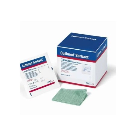 Essity Medicazione Di Cattura Di Batteri E Funghi Cutimed Sorbact 7x9 Cm 5 Pezzi