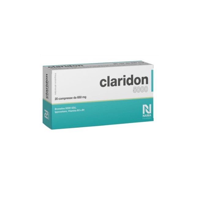 Naima Pharma S Claridon 5000 20 Compresse