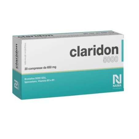 Naima Pharma S Claridon 5000 20 Compresse