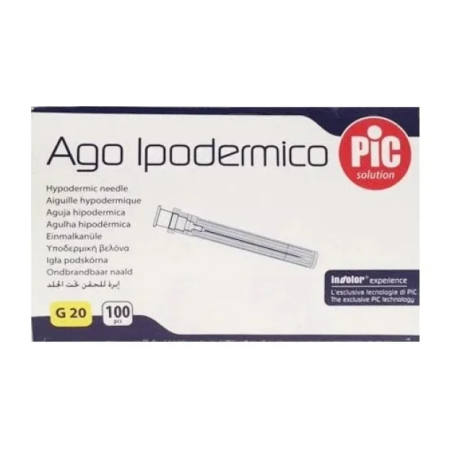 Pikdare Ago Ipodermico Pic Gauge 20 1 100 Pezzi