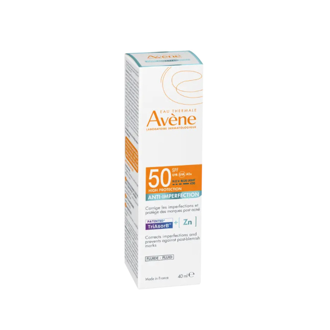 Avène Eau Thermale Avene Solare Fluido Anti-imperf Spf 50 40 Ml