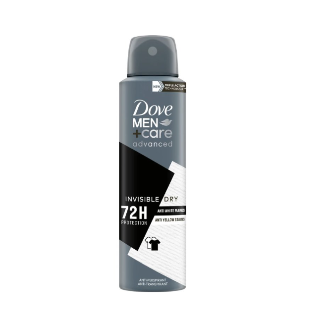 Unilever Italia Mkt Oper. Dove Men Care Advanced Care Invisible Dry Spray 150 Ml