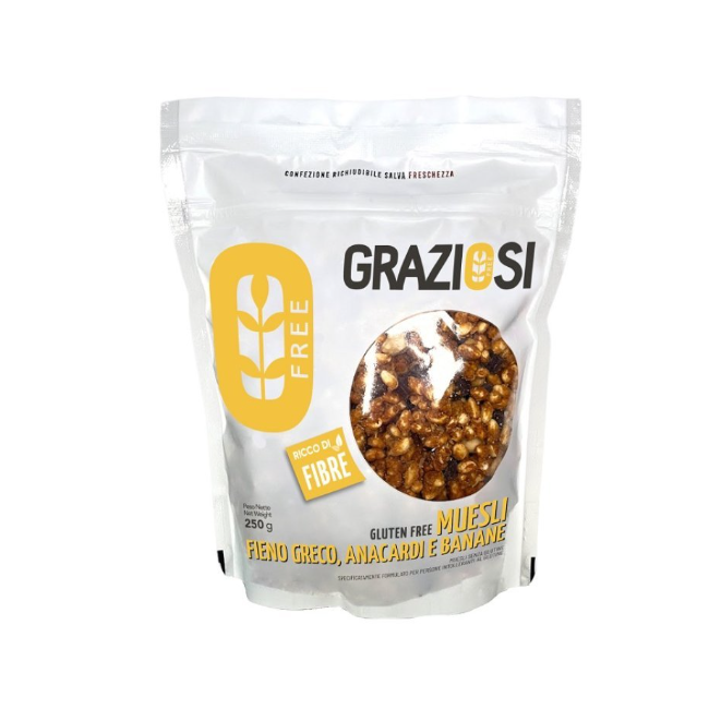 Laboratorio Graziosi Muesli Anacardi E Banane Con Fieno Greco 250 G