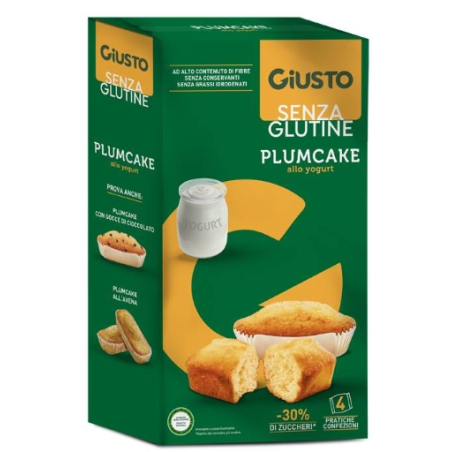 Farmafood Giusto Senza Glutine Plumcake Yogurt 3 Pezzi Da 40 G