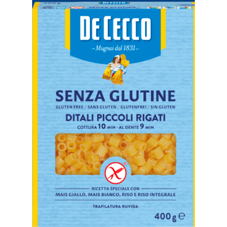 F. Lli De Cecco De Cecco Ditali Piccoli Rigati N69 Nuova Ricetta 400 G
