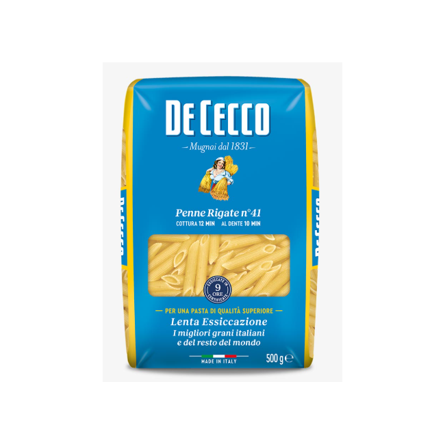 F. Lli De Cecco De Cecco Penne Rigate N41 Nuova Ricetta 400 G