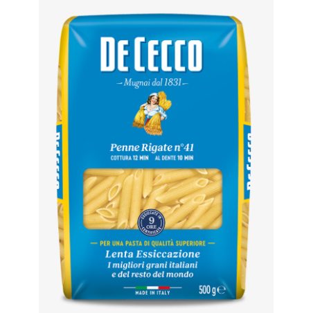 F. Lli De Cecco De Cecco Penne Rigate N41 Nuova Ricetta 400 G