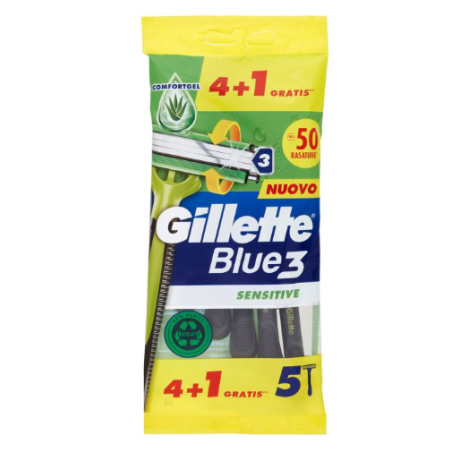 Procter & Gamble Gillette Blue3 Usa & Getta 4 + 1 Pezzo