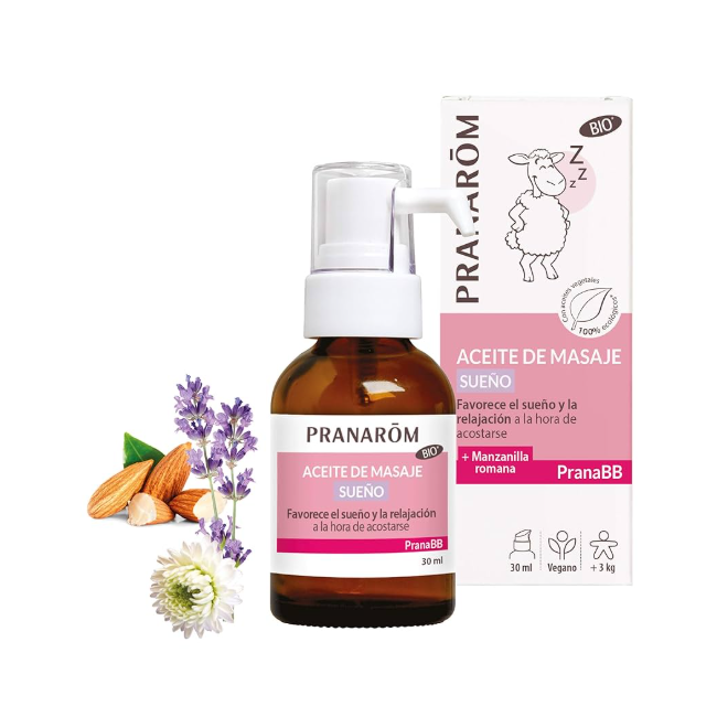 Herbalgem Pranarom Pranabebe Sonno Olio Massaggio 30 Ml