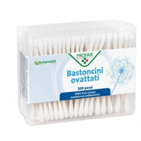 Farvima Medicinali F Care Bastoncini Cotonati 200 Pezzi