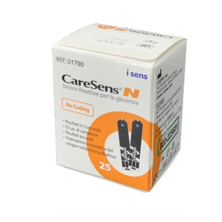 Diacare Strisce Misurazione Glicemia Caresens N 50 Pezzi