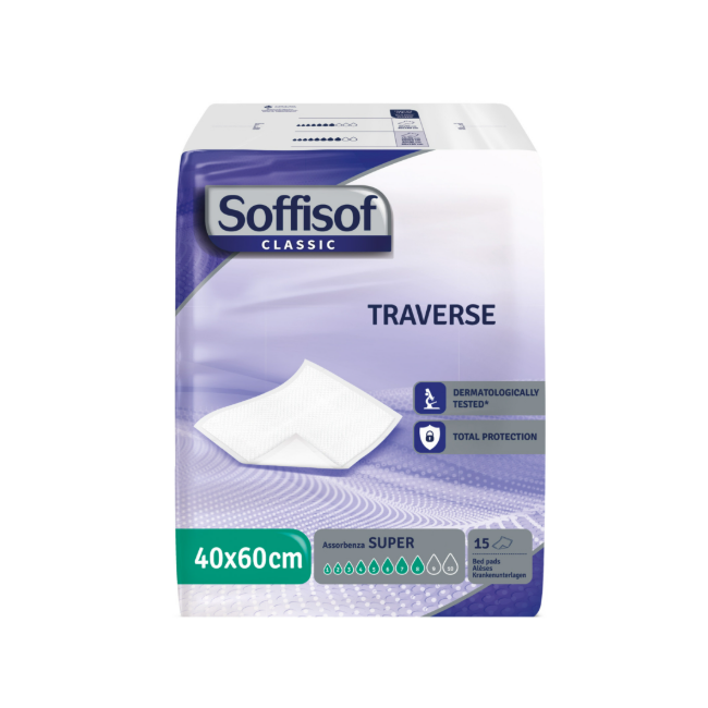 Silc Traversa Per Incontinenza Soffisof Classic 8 Gocce 40x60 15 Pezzi