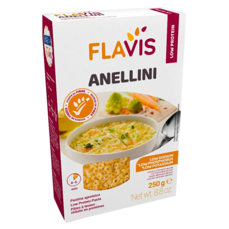 Dr. Schar Flavis Pasta aproteica Anellini 250 G