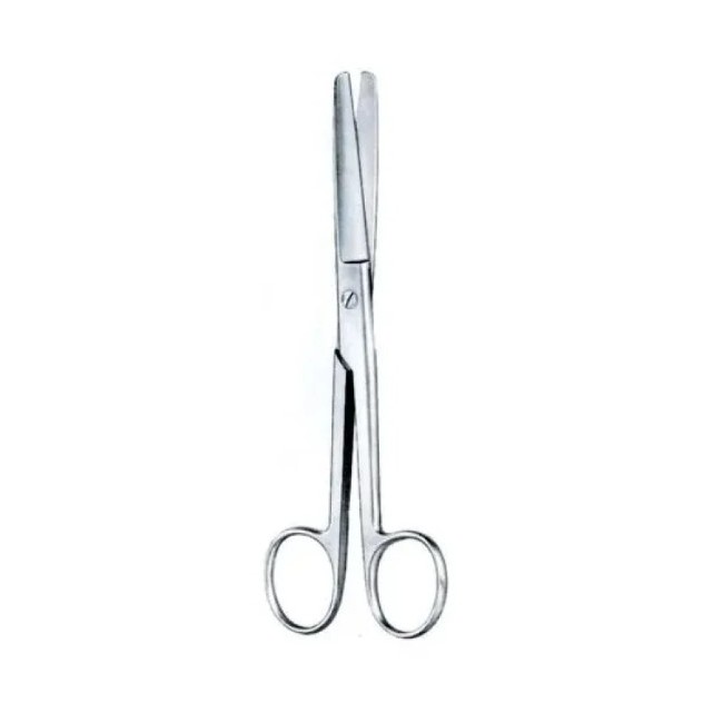 Farmacare Forbice Retta Punte Smusse In Acciaio Per Chirurgia 14 Cm Monouso