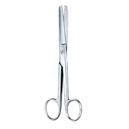 Farmacare Forbice Retta Punte Smusse In Acciaio Per Chirurgia 14 Cm Monouso