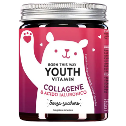 integratore per capelli 60 orsetti gommosi Bears with benefits Collagene e Acido Ialuronico