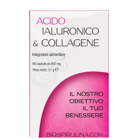 Biospirulina Acido Ialuronico & Collagene 60 Compresse