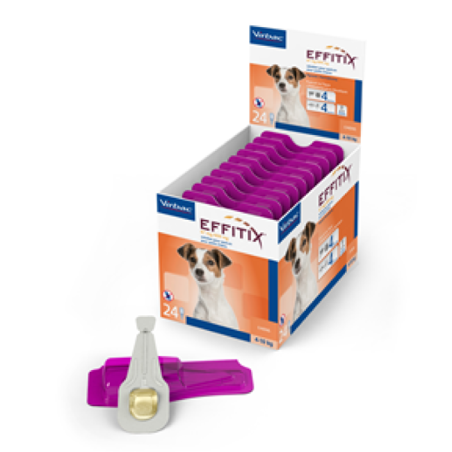 Virbac S. A. Effitix 67 Mg/600 Mg Soluzione Spot-on Per Cani Di Taglia Piccola