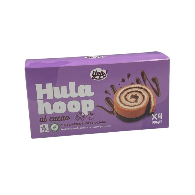 Rarifarm Yep Merenda Hula Hoop Nocciola 4 Pezzi Da 45 G