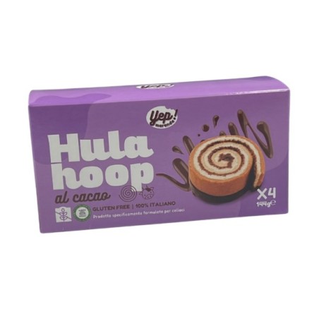 Rarifarm Yep Merenda Hula Hoop Nocciola 4 Pezzi Da 45 G