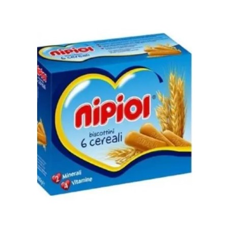 Nipiol Biscotti 6 Cereali Special Pack 20 Confezioni Da 66,5 G