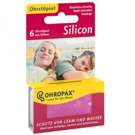 Sofarco Ohropax Tappi Auricolari Silicone 6 Pezzi
