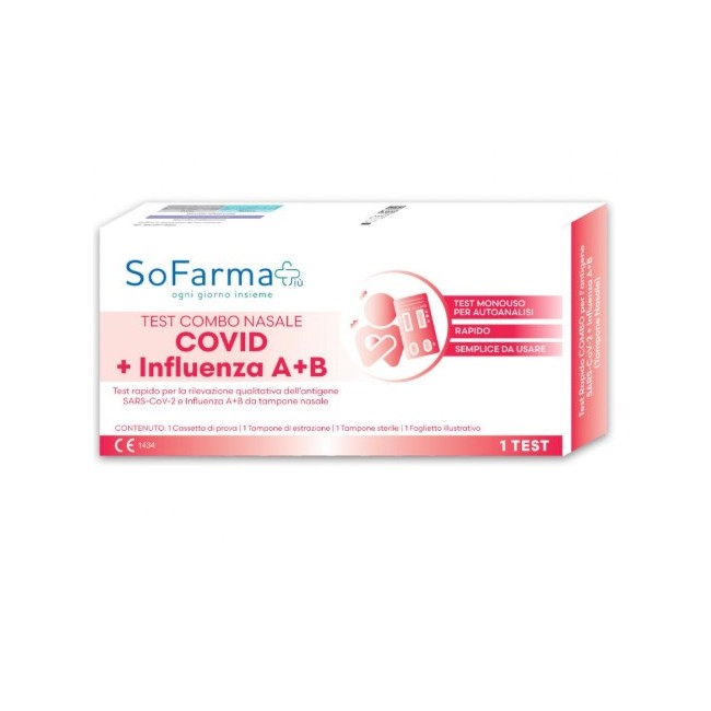 So. Farma. Morra Test Antigenico Rapido Covid-19 Sofarmapiu' Combo Autodiagnostico Determinazione Qualitativa Antigeni Sars-cov-