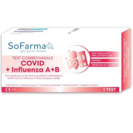 So. Farma. Morra Test Antigenico Rapido Covid-19 Sofarmapiu' Combo Autodiagnostico Determinazione Qualitativa Antigeni Sars-cov-