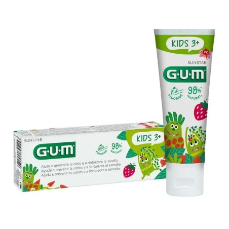 Sunstar Gum Kids Monster 2/6 Dentifricio Bimbi 50 Ml