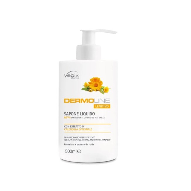 Vebi Istituto Biochimico Vebix Dermoline Calendula Sapone Liquido 500 Ml