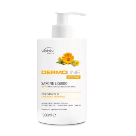 Vebi Istituto Biochimico Vebix Dermoline Calendula Sapone Liquido 500 Ml