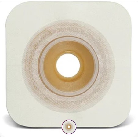 Convatec Placca Convessa Natura+ Pretagliata 35 Mm Flangia 45 Mm Durahesive E Cerotto Microporoso 5 Pezzi