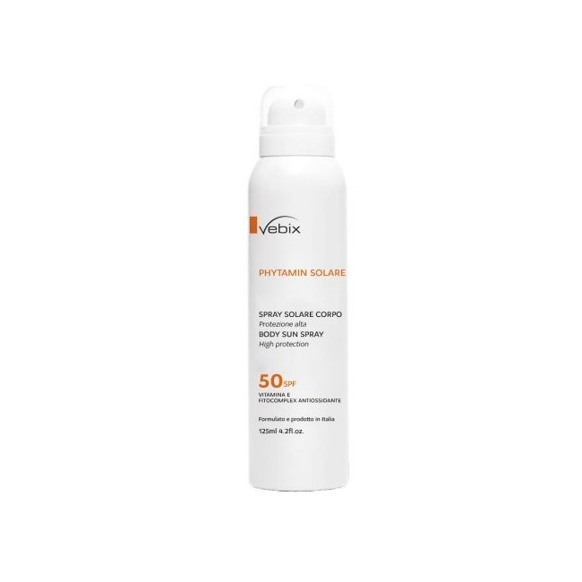 Vebi Istituto Biochimico Vebix Phytamin Solare Spray Solare Spf 50 125 Ml