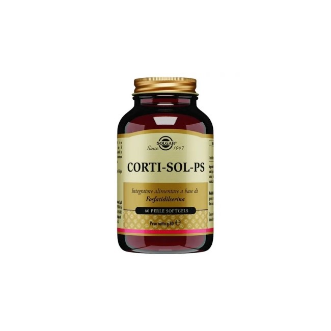 Confezione da 60 perle softgels di Integratore Antistress Corti-Sol-Ps da Solgar