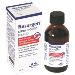 Flacone da 100m di Integratore Alimentare Cane e Gatto da Lanes Resurgen da N.B.F.