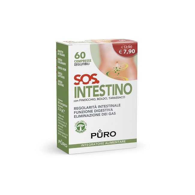 Uragme Puro Sos Intestino 60 Compresse Deglutibili