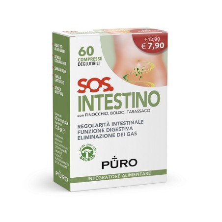 Uragme Puro Sos Intestino 60 Compresse Deglutibili