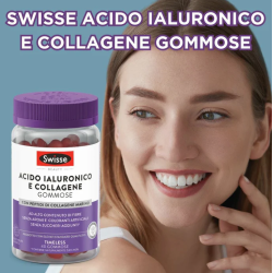 Health And Happiness Swisse Acido Ialuronico & Collagene 40 Gommose