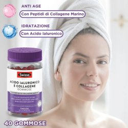 Health And Happiness Swisse Acido Ialuronico & Collagene 40 Gommose