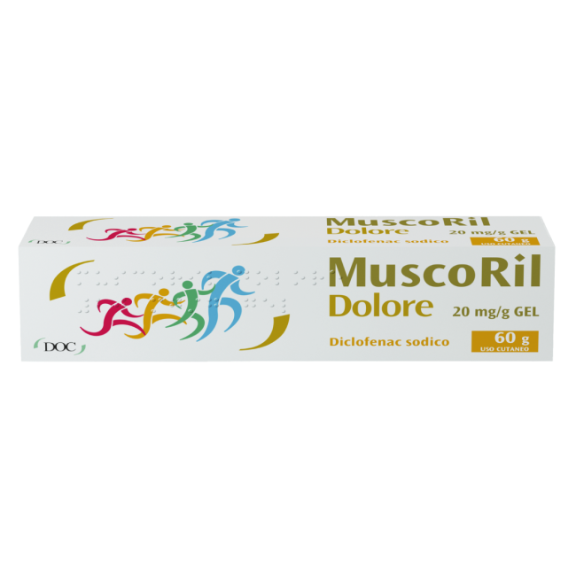 Doc Generici Muscoril Dolore 20 Mg/g Gel Diclofenac, Corrispondente A Diclofenac Sodico
