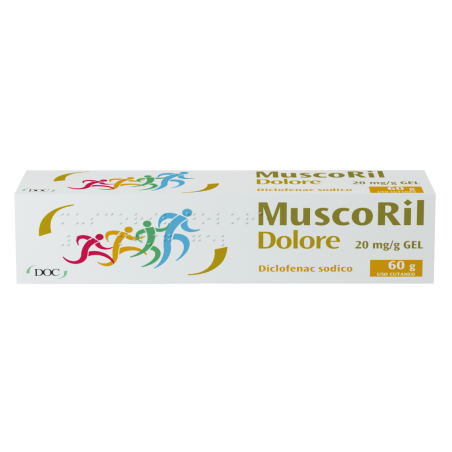 Doc Generici Muscoril Dolore 20 Mg/g Gel Diclofenac, Corrispondente A Diclofenac Sodico