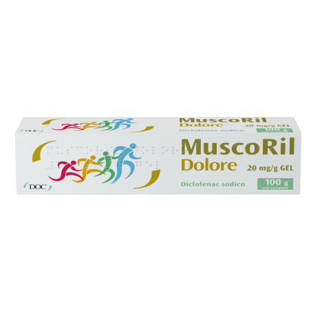 Doc Generici Muscoril Dolore 20 Mg/g Gel Diclofenac, Corrispondente A Diclofenac Sodico