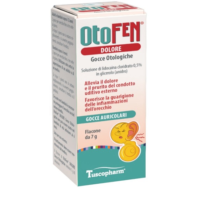 Tuscopharm Gocce Otologiche Otofen Dolore 7 G