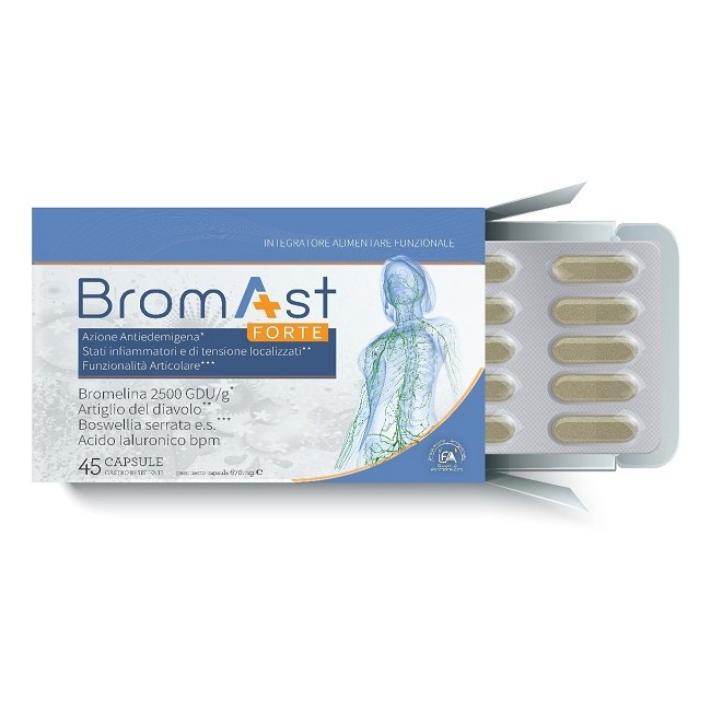 Laboratori Farm Asteriti Bromast Forte 45 Capsule Gastroresistenti 670 Mg
