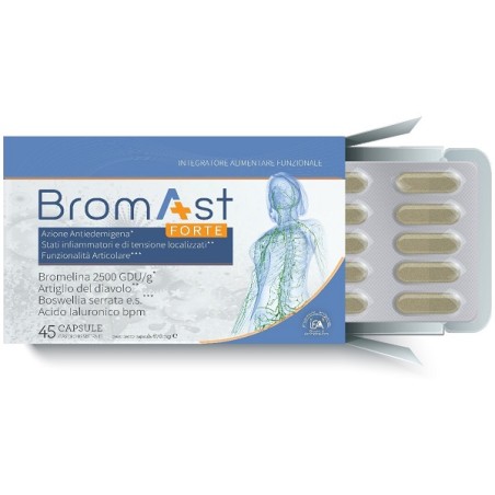 Laboratori Farm Asteriti Bromast Forte 45 Capsule Gastroresistenti 670 Mg