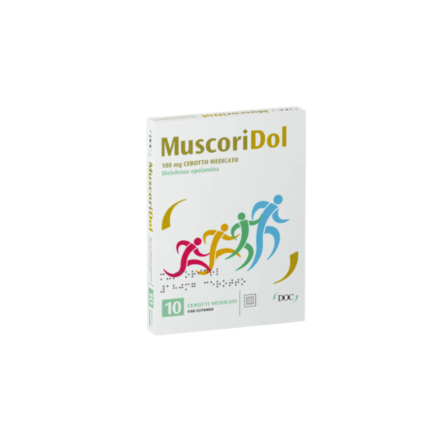 Doc Muscoridol 180 Mg 10 Cerotti Medicati Diclofenac Epolamina