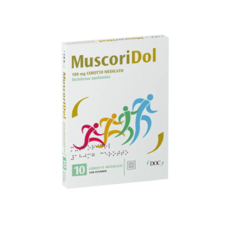 Doc Muscoridol 180 Mg 10 Cerotti Medicati Diclofenac Epolamina